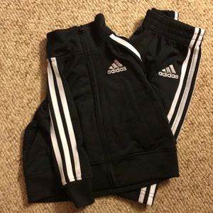 Adidas baby tracksuit 3 months black